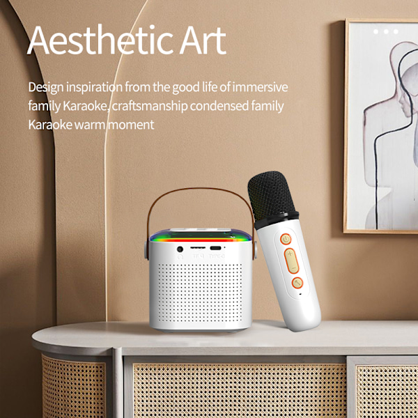 Dual Microphone Home KTV Bluetooth-högtalarsystem