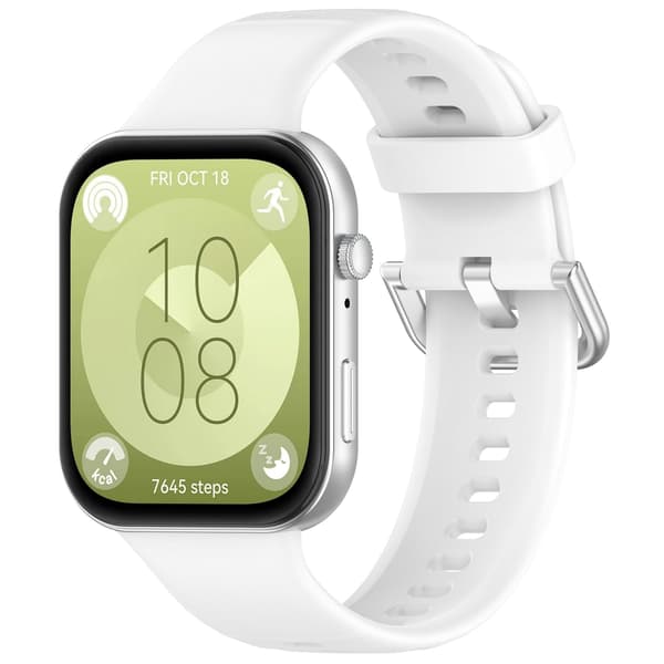 Silikonerem til Huawei Fit 4 - Lys Pink, Sølvspænde White White