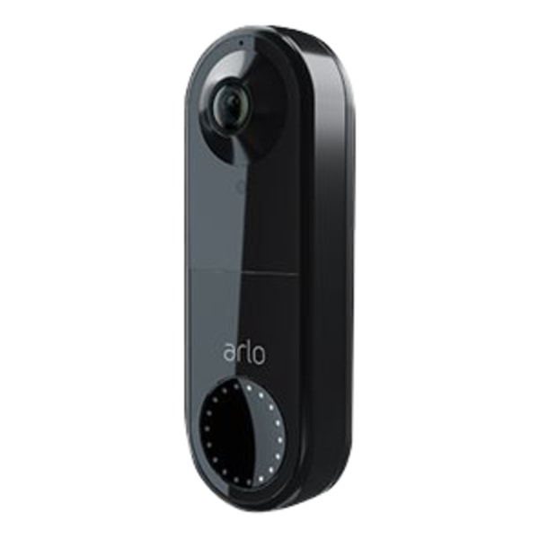 Arlo Wired Video Doorbell - HD-video Black