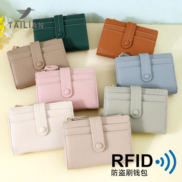RFID-blockerande plånbok Black Black