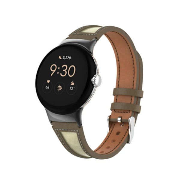 Patchwork Google Pixel Watch Band Brun