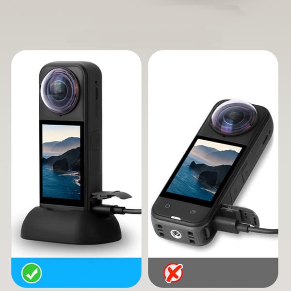 Bilmonteringsfod - Skridsikker silikoneholder til Insta360 X5