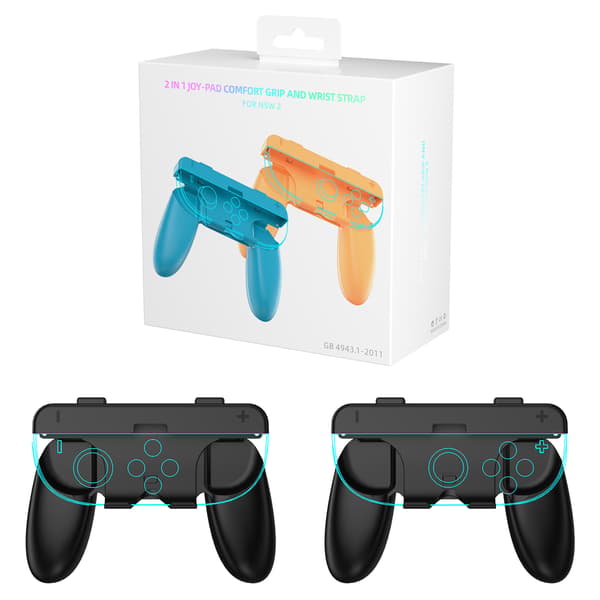 Ergonomiset mukavuuskahvat Nintendo Switch Joy-Cons -ohjaimille