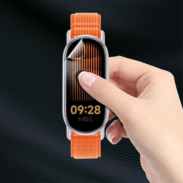 Xiaomi Band 9/NFC -näytönsuoja - Musta reuna, 2 kpl