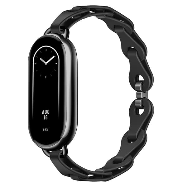 Silikone urrem til Xiaomi Band 8/9 Black Black