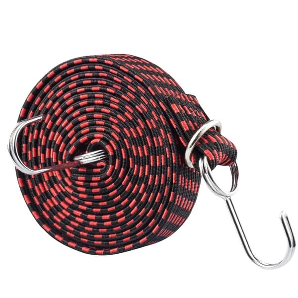 Elastinen matkatavararemmi koukuilla Red 1 m Red 1 m