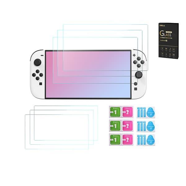 Switch 2 HD Karkaistu Lasinen Näytönsuoja 3-pakkaus