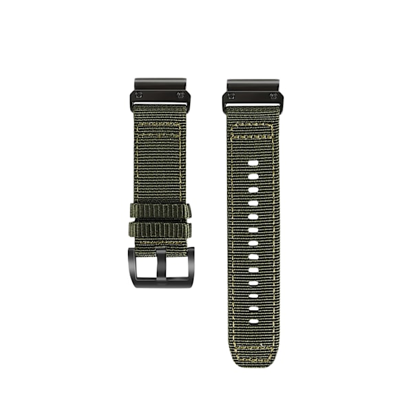 Snabbfäste Väv Nylon Canvas Klockarmband för Garmin 22 mm