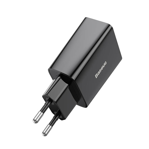 Baseus Speed Mini snabbladdare, USB-C, PD, 3A, 20W (svart)