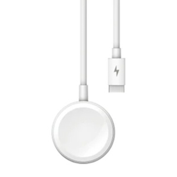 2-i-1 induktionsladdare för Apple Watch / Lightning Joyroom S-IW002S 1,5m (vit)