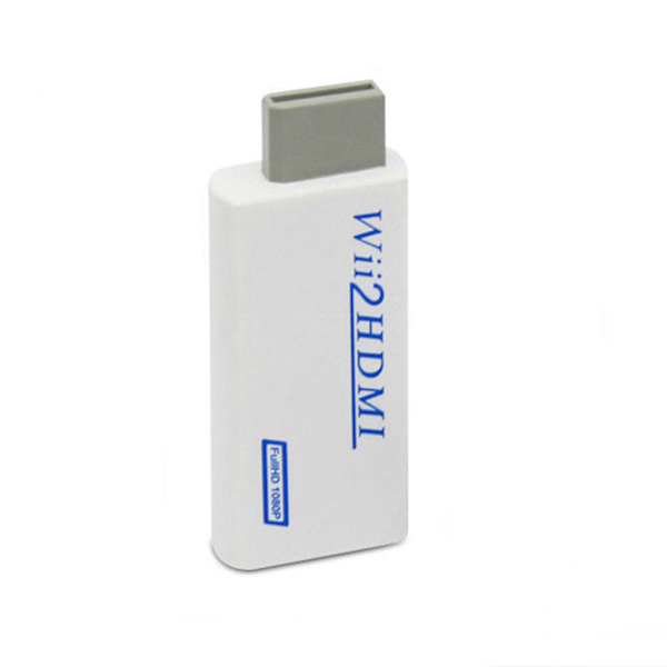 INF HDMI-adapter Kompatibel med Nintendo Wii – Full HD 1080p Vit
