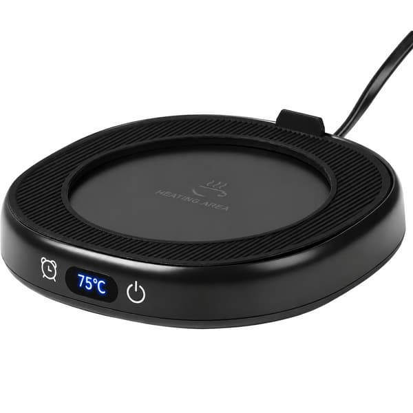 Smart Muggvärmare med Temperaturinställningar Black Black