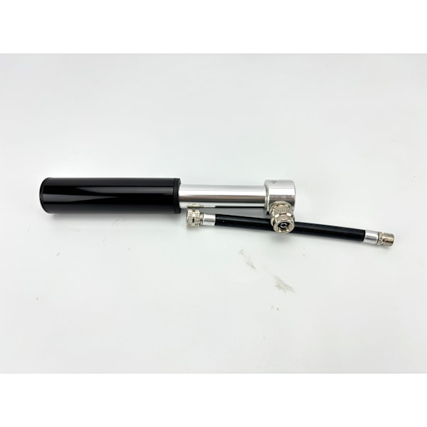 Mini cykelpump i aluminiumlegering Svart