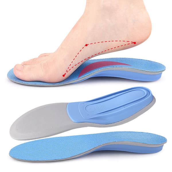 Arch Support-indlægssåler til flade fødder, ortotiske skoindlæg til mænd og kvinder M M