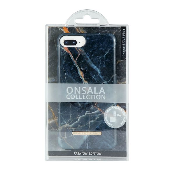 Mobilskal Shine Grey Marble - iPhone 6 / 7 / 8 Plus