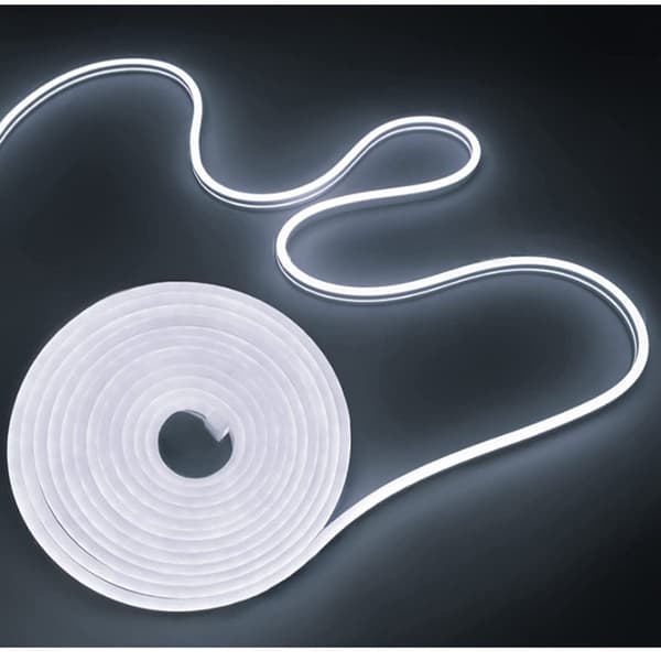 6500K Valkoinen Neon LED-nauha - Kosketushimmennettävä, USB-virta ja Liima 5 m 5 m