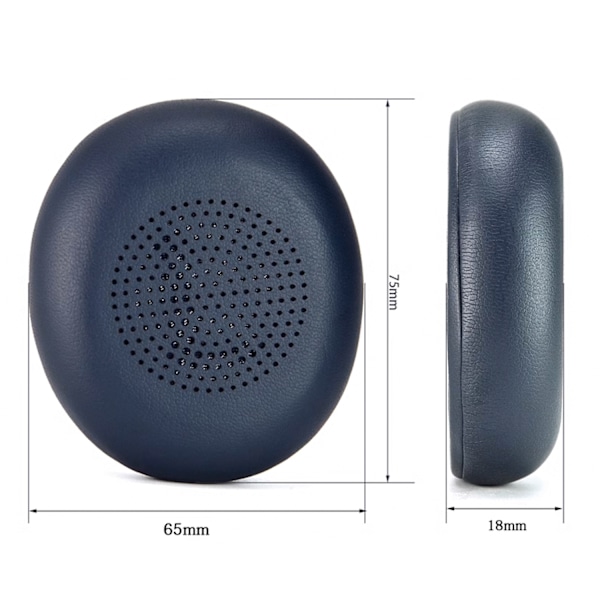 INF Ersättande Öronkuddar för Jabra Elite 45h/Evolve2 65 Blå