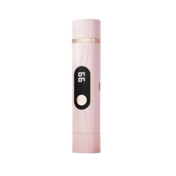 Elektrisk hårfjerner med digitalt display - 3D flydende dobbeltringshaver Pink Pink
