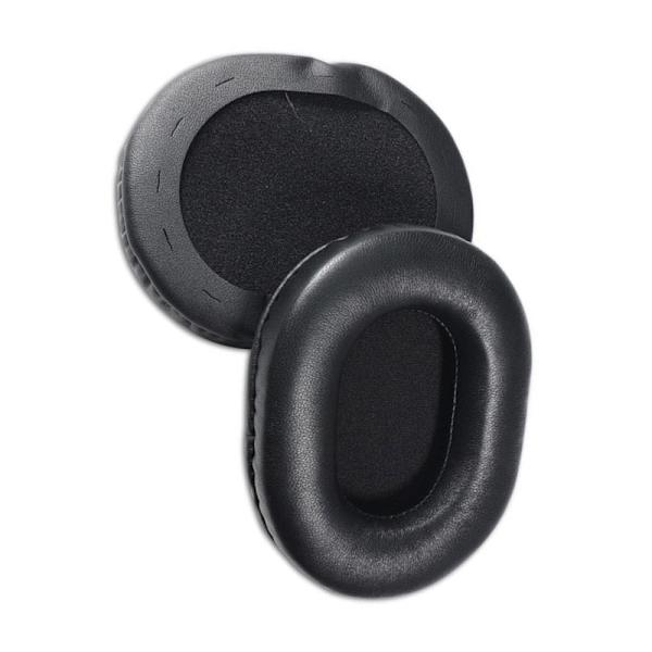 Ersättnings öronkuddar för Razer BlackShark V2 PRO - Svart proteinläder (2-pack)