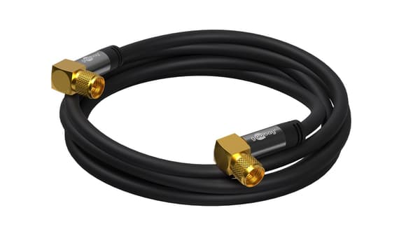 SAT-antennekabel (135 dB), 4x afskærmet
