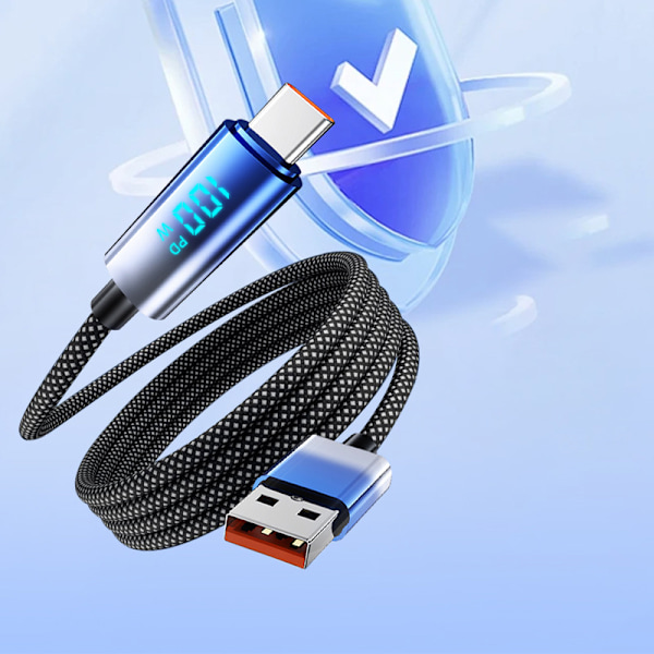 ZL-TK18 Dold Digital Display USB-C till USB-C Kabel 2 m