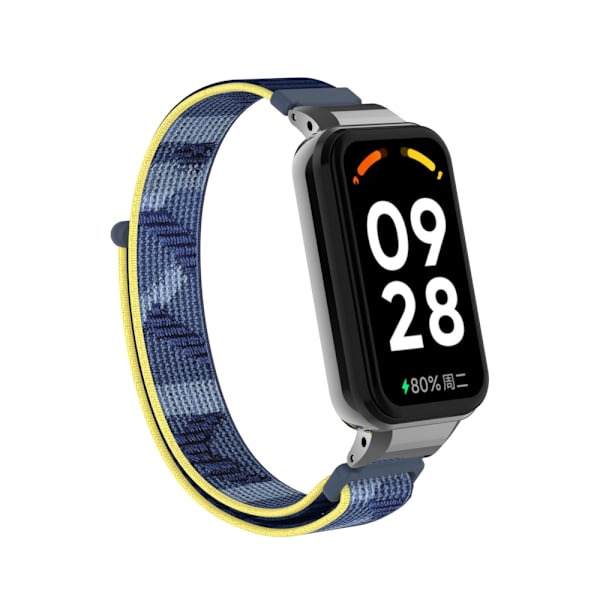 Nylon urrem til Xiaomi Redmi Band 2/8 Active Marine blå