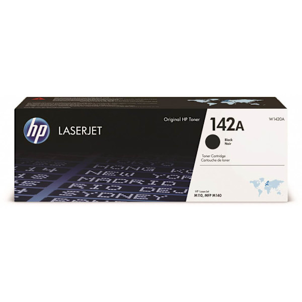 Toner W1420A 142A Svart