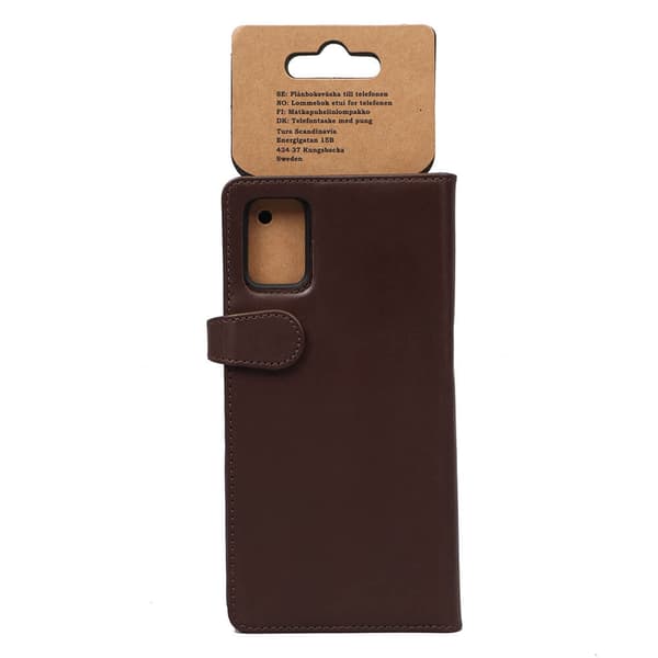Wallet Læder Samsung A71 Brun