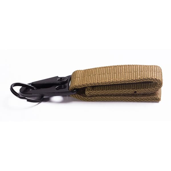 5 st Multifunktionella Karabinhake Nyckelringsset Khaki Khaki