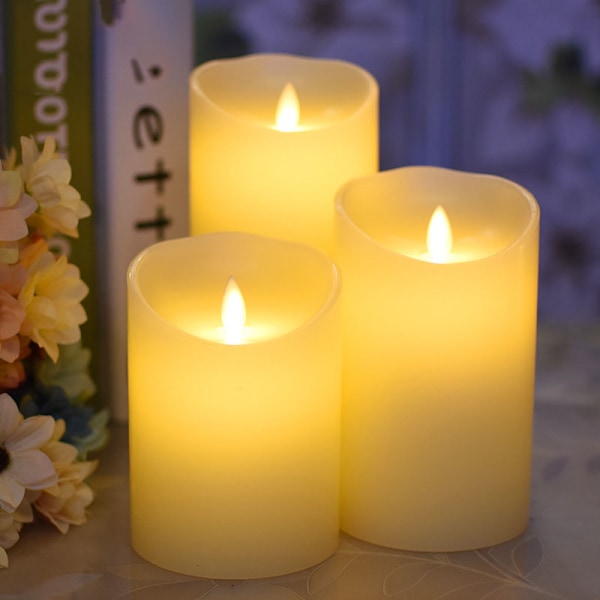 LED-ljus med fladdrande låga (mjukt gungande) L