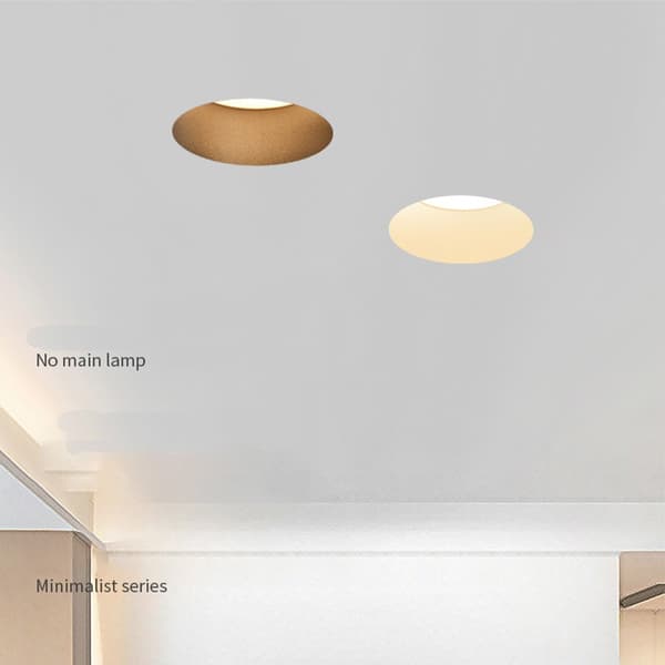 2-pack 7W LED Infälld Spotlight, 75mm Utskärning, 4000K, Bländskydd, Ultratunn