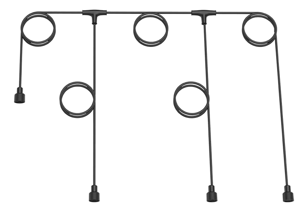 Garden light extension kit 2 bulbs