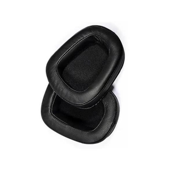 Udskiftningspuder til Logitech G633 G933 Hovedtelefoner - Sort Lammeskind (2 stk.)