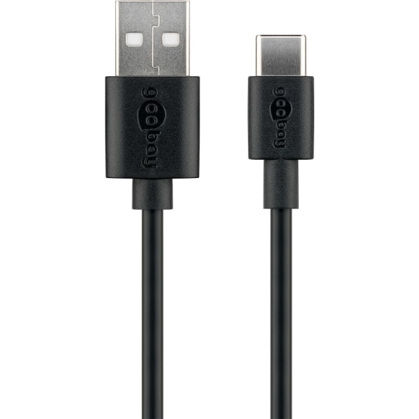 USB-C™ laddnings- och synkroniseringskabel (USB-A > USB-C™)