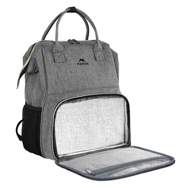 Laptop Ryggsäck / Lunchväska 15,6'' Matein 1368 USB Grå