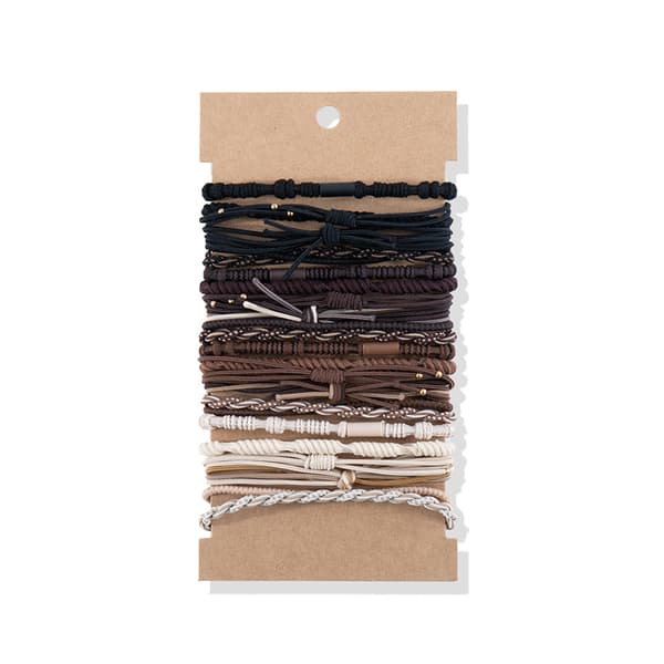 Boho-tyyppiset letitetyt hiuslenkit - 24 kpl Multicolor1 Multicolor1