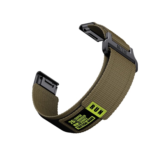 Garmin Fenix 8 Nylonrem Grøn 26 mm