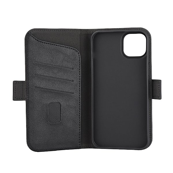 Mobilfodral 3 Kortfack Magseries Svart - iPhone 15 Plus