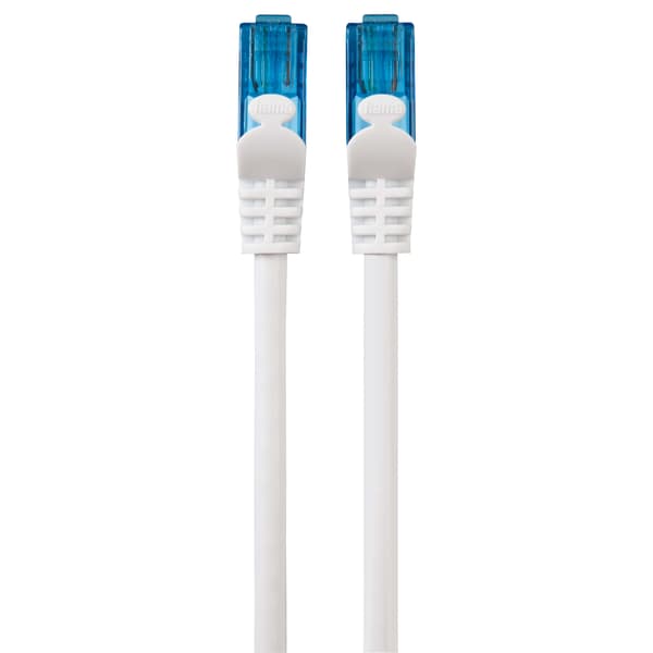 HAMA Netværkskabel CAT6 UTP 15,0m Hvid ST