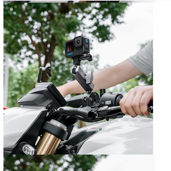 360° Roterande Dubbel Kulhuvudfäste för Insta360 & GoPro