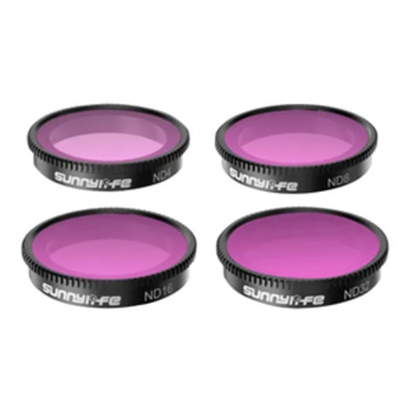Set med filter ND4, ND8, ND16, ND32 Sunnylife för Insta360 GO 3/2
