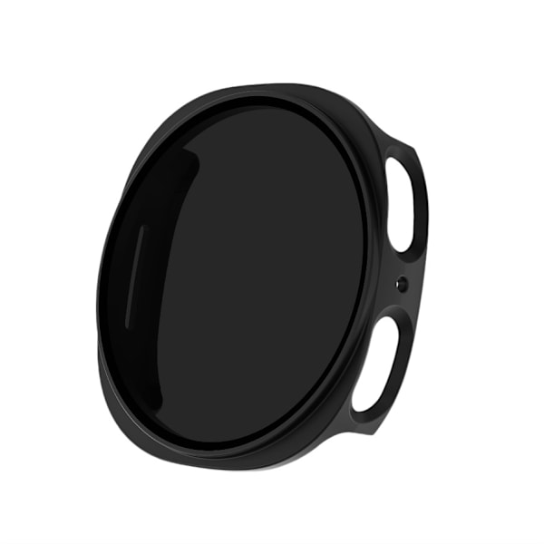 Skärmskydd för Samsung Watch8: Stöttåligt PC-skal med integritetsskydd - Perfekt passform och skydd för din smartklocka Svart M