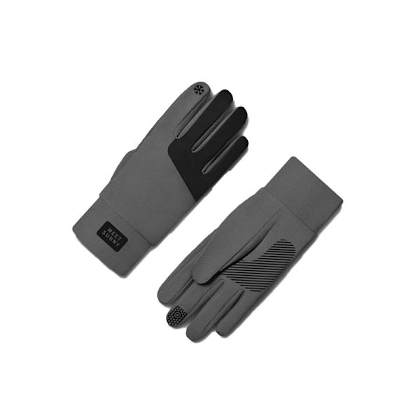 Varma Deerskin Velvet Handskar Grå