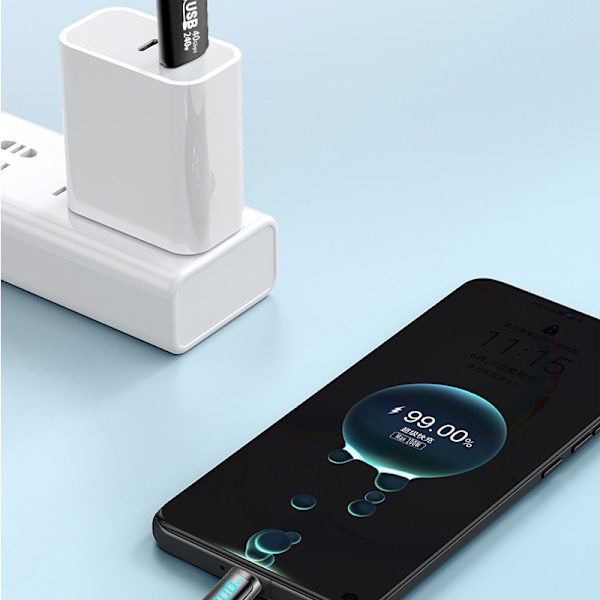 240W USB4 Digital Display Cable - 40Gbps Data & 8K Video 0.5m 0.5m