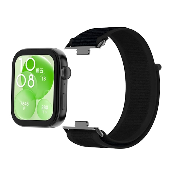 Huawei Watch Fit 3 nylonrem Sort