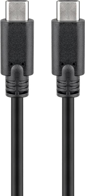 USB-C™-kabel, 1,5 m, svart