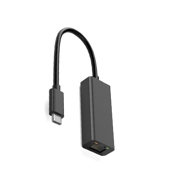 Nätverksadapter USB-C Gigabit Ethernet Black Black