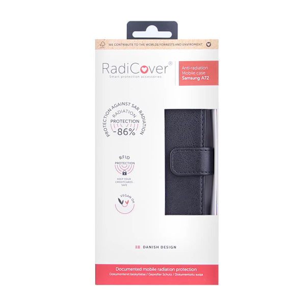 RADICOVER Strålningsskydd Mobilfodral PU Samsung A72 Flipcover S