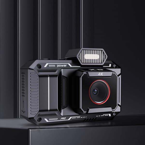 Indfang minder med 4K digitalkameraet Black Black