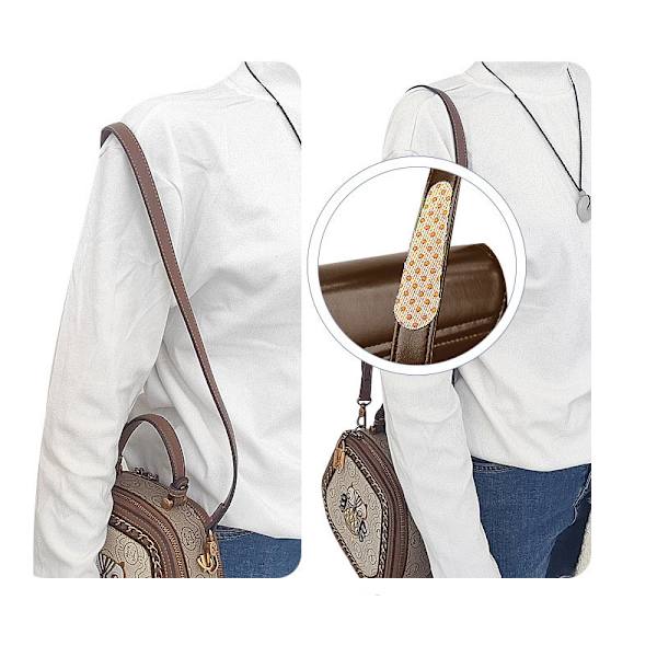 Dot Anti-Slip Shoulder Pad Stickers Brun